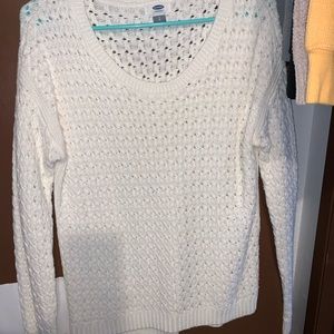 Old Navy sweater - white
